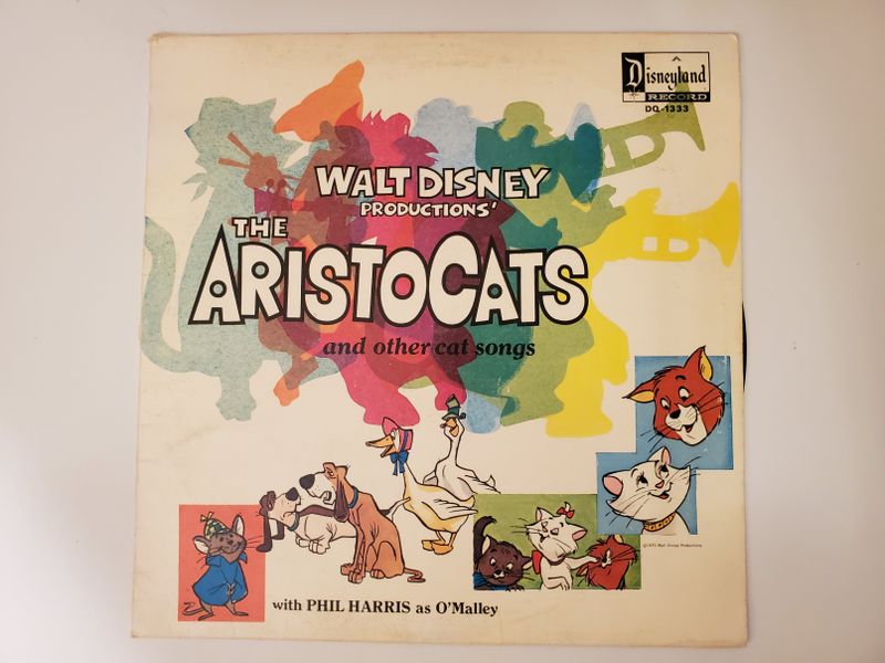 Walt Disney Productions The Aristocats and Other Cat Songs vinyl record